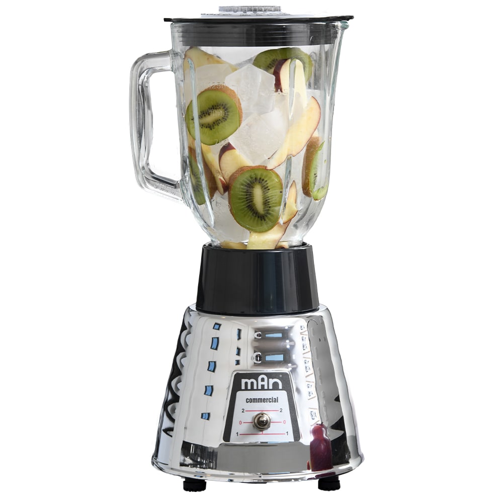 Licuadora Man Lmv-202 Plateada Base Metálica Cap 1.5 Lt. 2 Vel. 700w $1,778