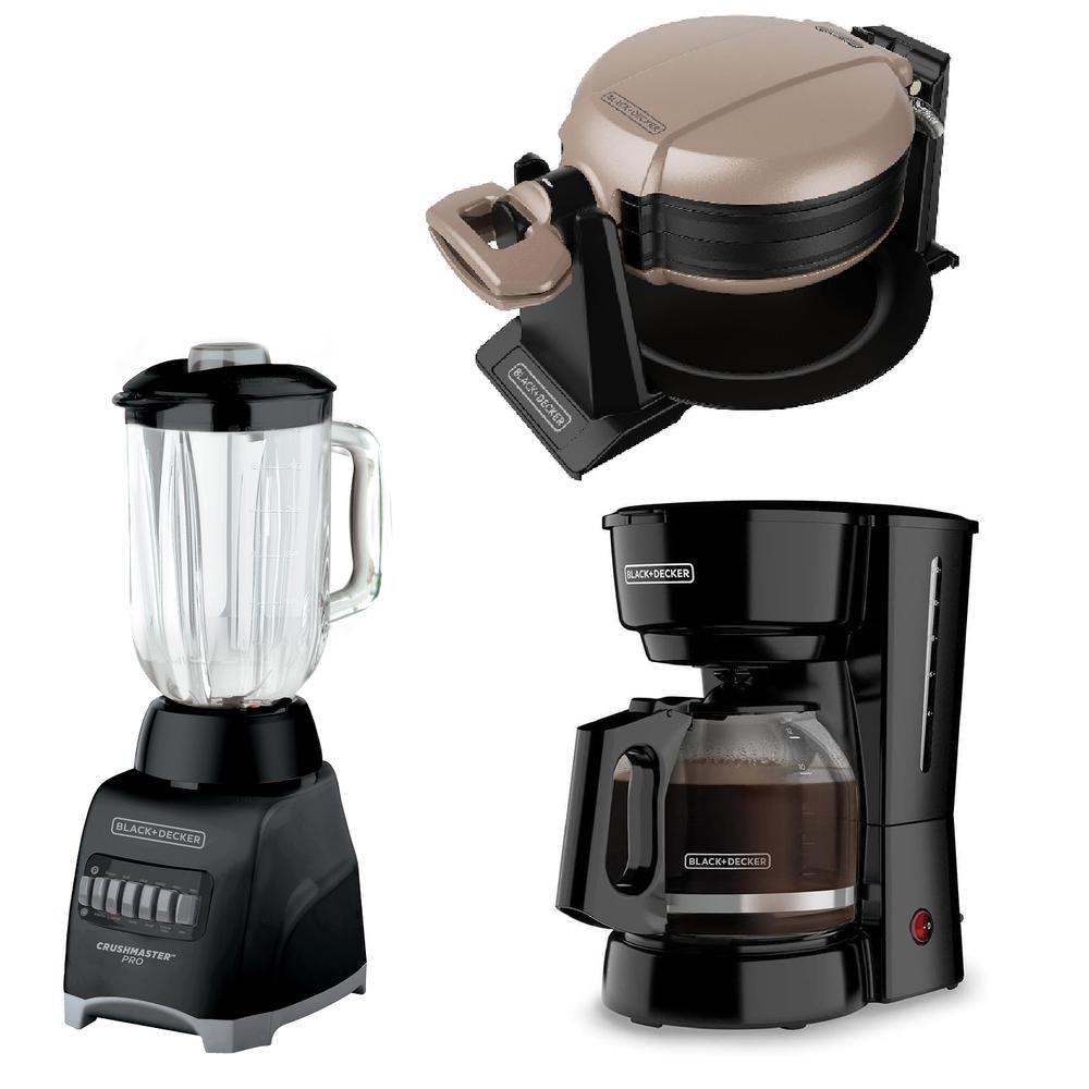 Foto 2 pulgar | Kit Licuadora + Wafflera + Cafetra Black Decker
