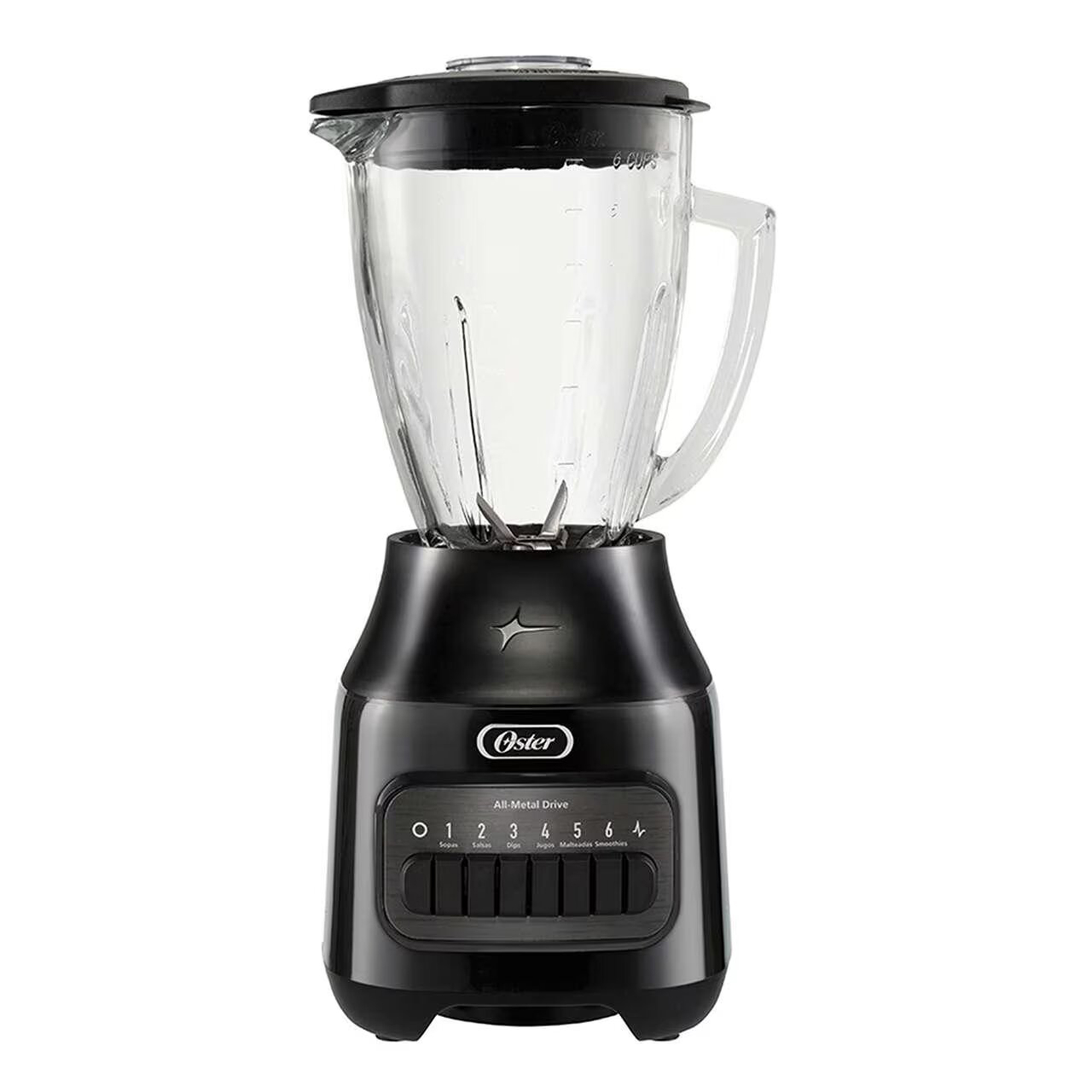 Foto 4 pulgar | Licuadora Oster Blstpeg-bpb-013 Vaso de Vidrio 6 Velocidades Negra