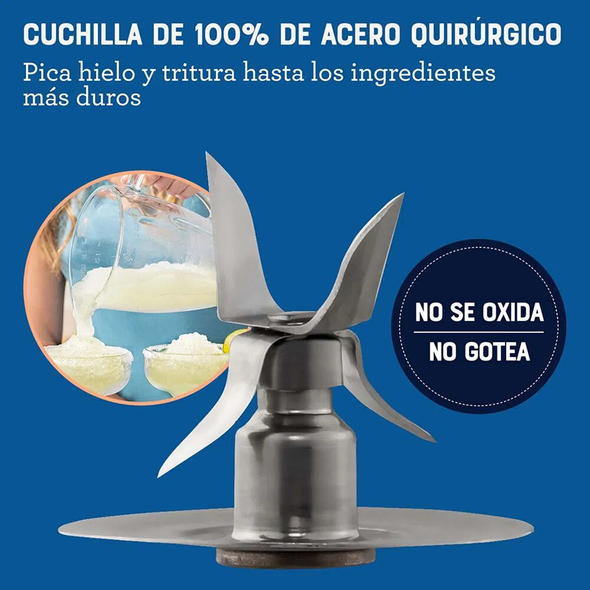 Foto 5 | Licuadora Oster Blstpeg-bpb-013 Vaso de Vidrio 6 Velocidades Negra