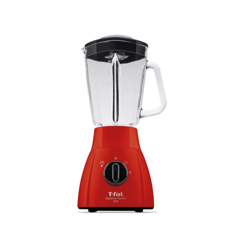 Licuadora 2 Vel Vaso Vidrio Roja 550 W Optimix Tefal