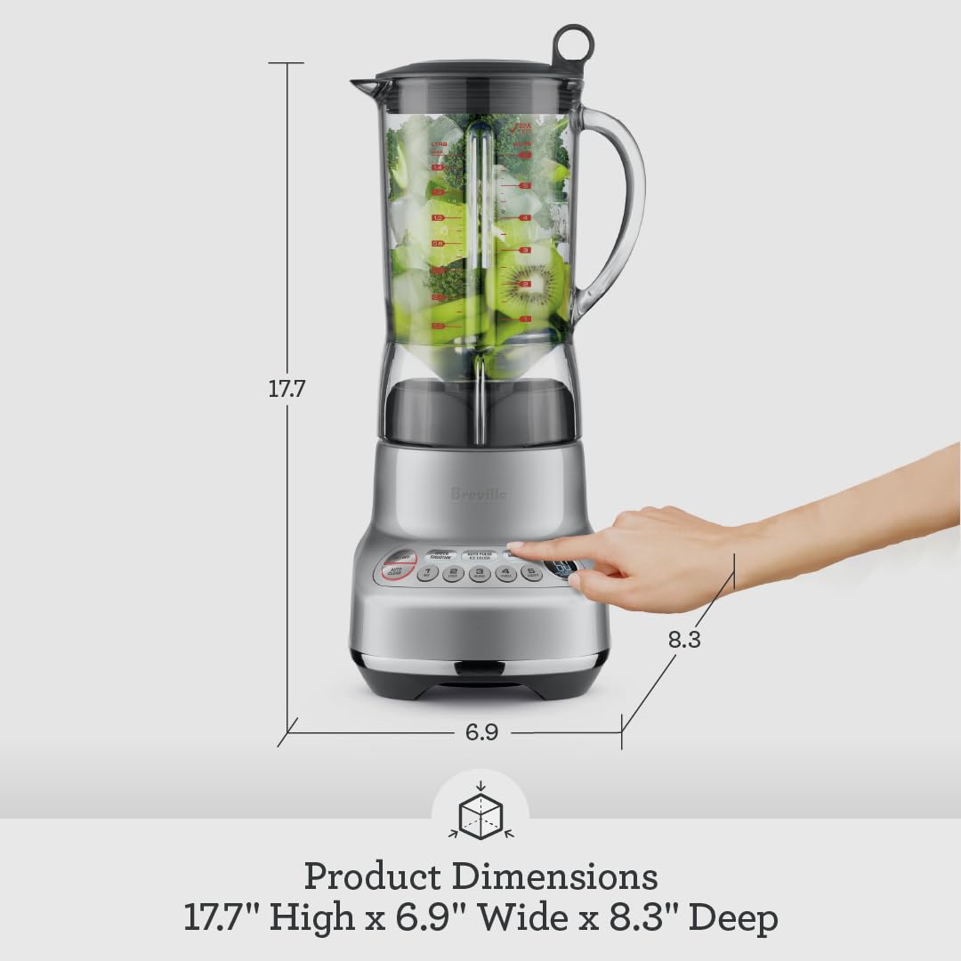 Foto 7 pulgar | Licuadora Breville Fresh And Furious Bbl620sil 1.5l 1100w - Venta Internacional