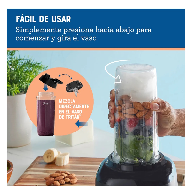 Foto 4 pulgar | Licuadora Oster Sistema De Nutrición Actifit Vaso Portátil 700 W