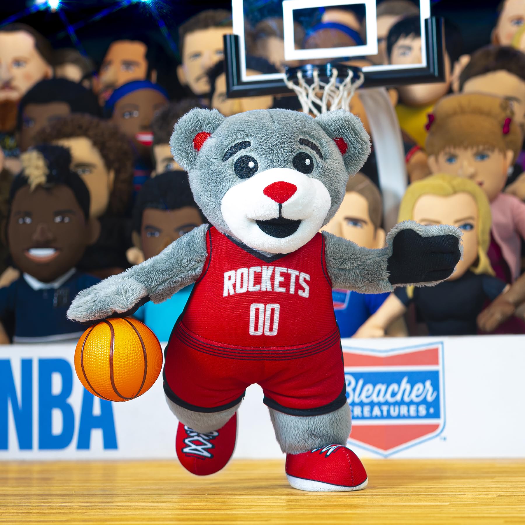 Foto 5 pulgar | Figura De Peluche Bleacher Creatures Houston Rockets Clutch 10 Nba - Venta Internacional.