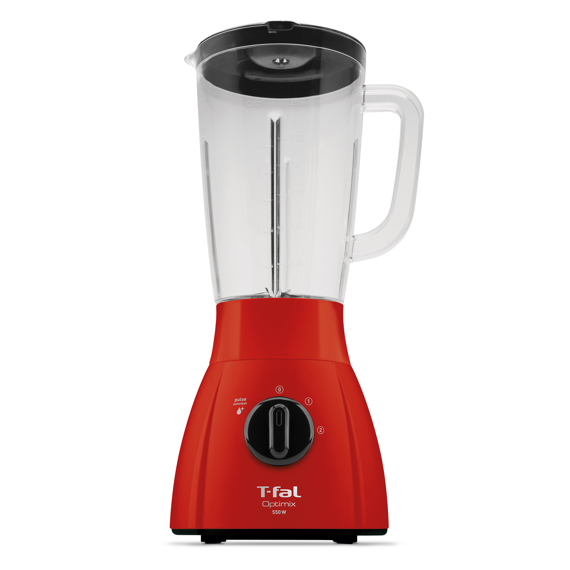 Foto 2 pulgar | Licuadora T-fal Optimix Rojo 2 Vel Plástico 2l Ln2775mx
