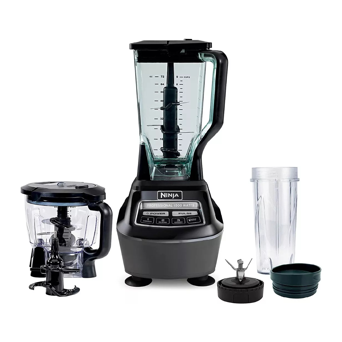 Foto 2 | Licuadora De Mesa Ninja Bl770 Mega 1500 W 4 Funciones 1 Vaso