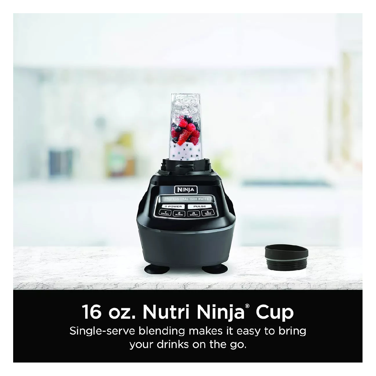 Foto 6 pulgar | Licuadora De Mesa Ninja Bl770 Mega 1500 W 4 Funciones 1 Vaso
