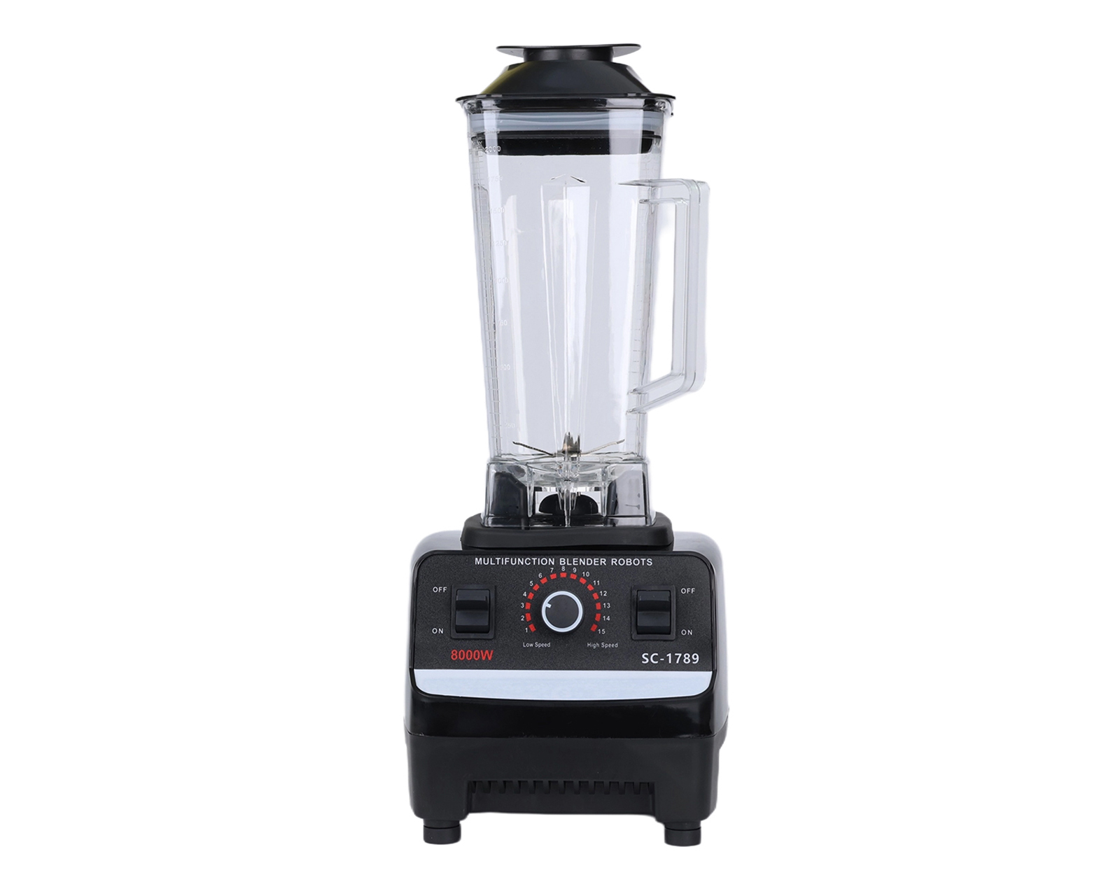 Foto 2 pulgar | Licuadora Profesional 2.5l Vaso Blender 15 Velocidades Basitex Color Negro