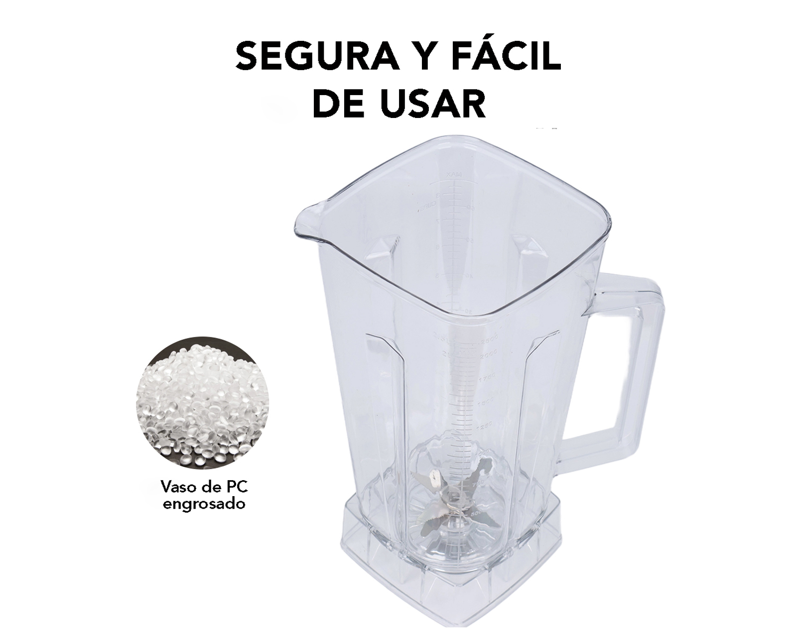 Foto 8 pulgar | Licuadora Profesional 2.5l Vaso Blender 15 Velocidades Basitex Color Negro