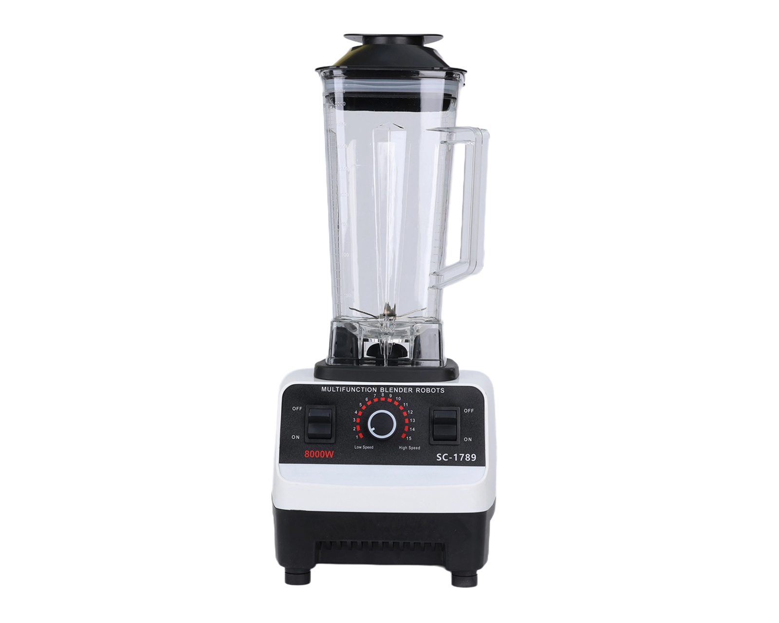 Foto 2 pulgar | Licuadora Profesional 2.5l Vaso Blender 15 Velocidades Basitex Color Blanco