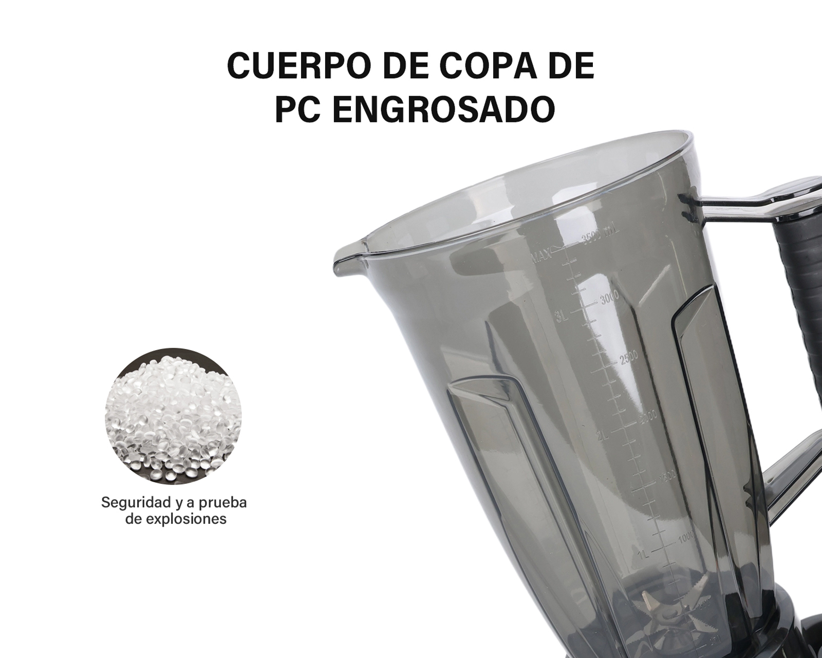 Foto 8 pulgar | Licuadora Profesional 3.5l Vaso Blender 15 Velocidades Basitex Color Rojo