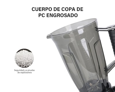 Foto 7 | Licuadora Profesional 3.5l Vaso Blender 15 Velocidades Basitex Color Rojo