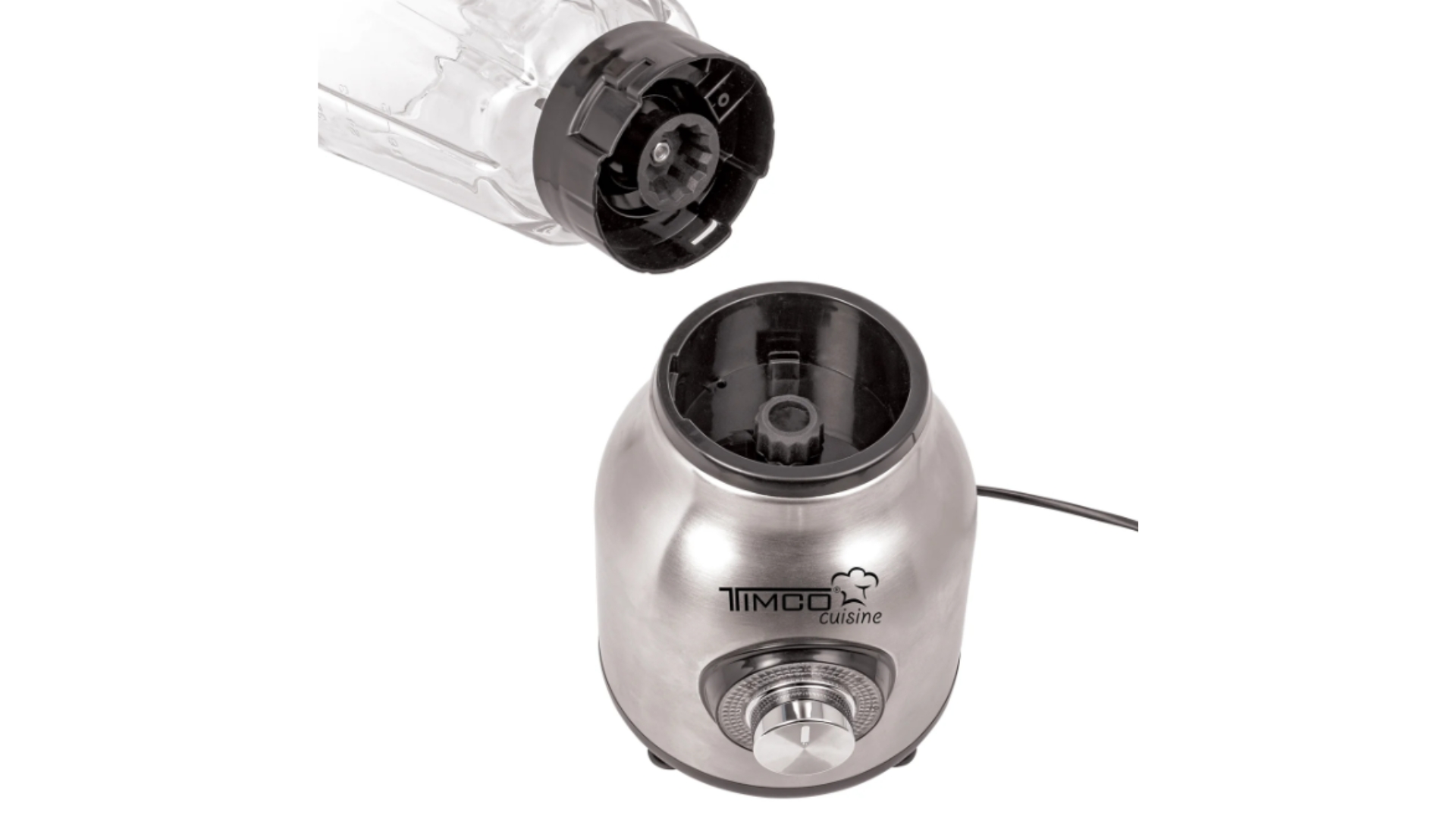 Foto 7 pulgar | Licuadora Vaso de Vidrio Timco LICX921 Inoxidable 1.5 L