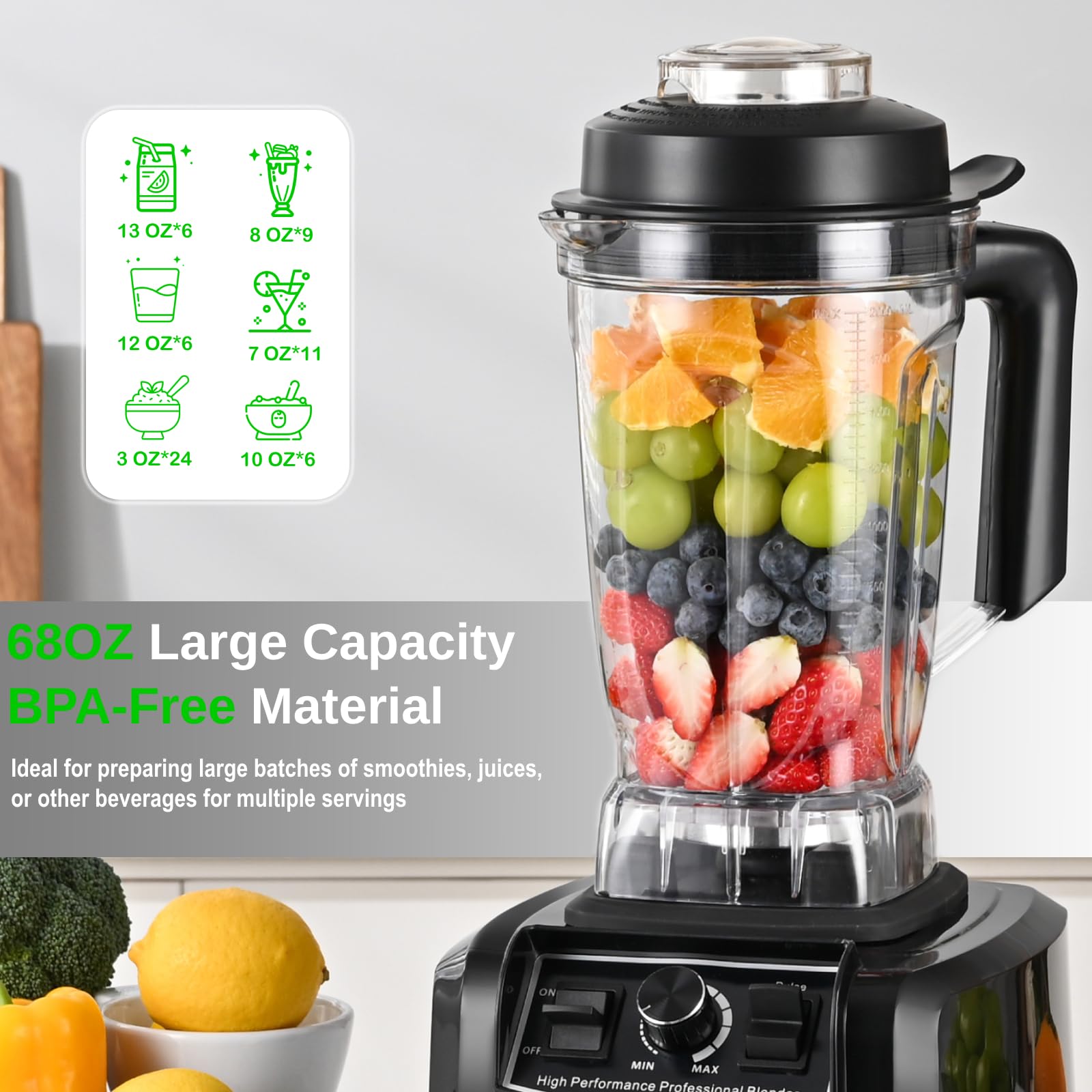 Foto 3 pulgar | Licuadora de Mesa Kitchen in the box de 2 Hp-Venta Internacional