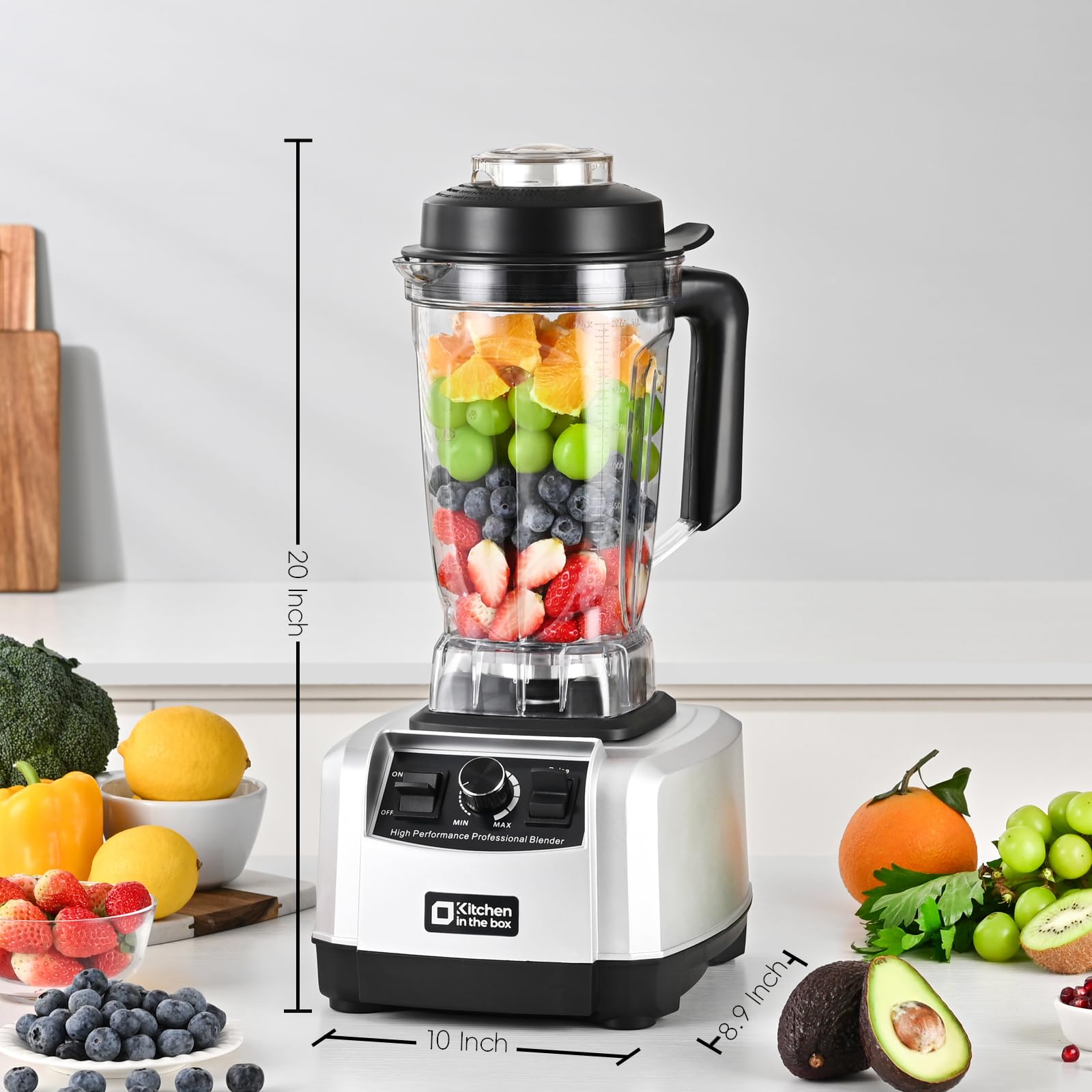 Foto 5 pulgar | Licuadora de Mesa Kitchen in the box de 2 Hp-Venta Internacional