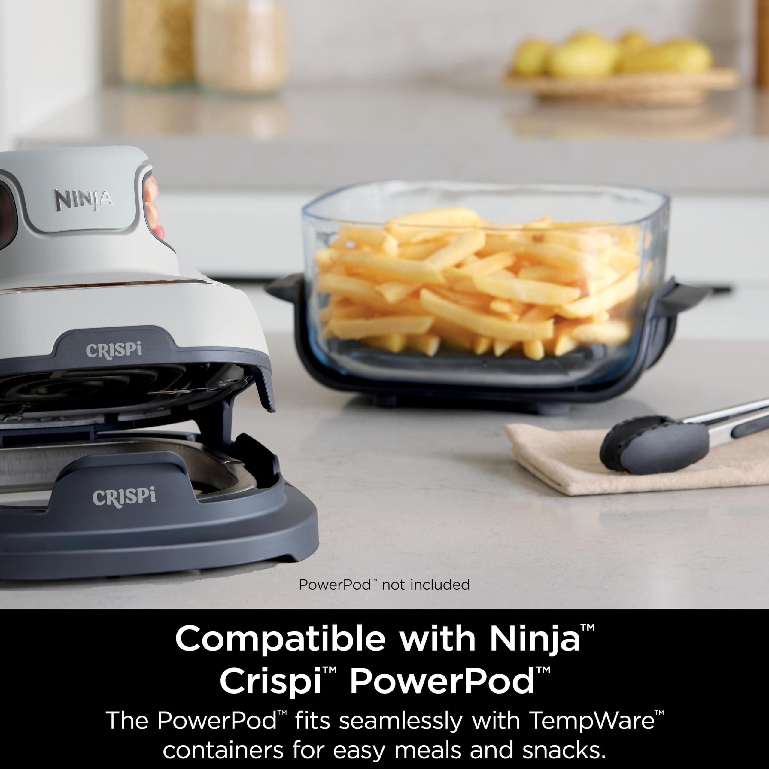 Foto 5 pulgar | Recipiente De Vidrio Ninja 2.5l Con Tapa De Almacenamiento Para Sistema Crispi - Venta Internacional.