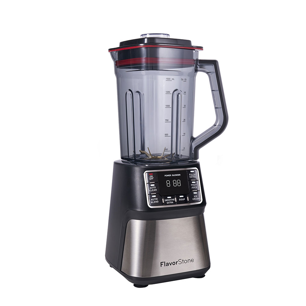 Licuadora 7 Funciones Y Vaso Portátil Flavorstone Onyx 8 Cuchillas Con Diseño Titanium Star Y Un Motor De Cobre