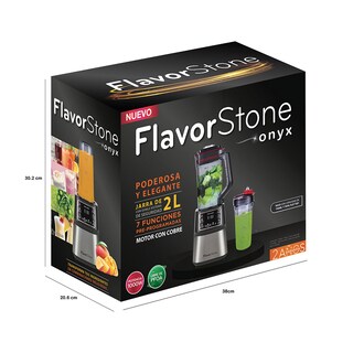 Foto 6 | Licuadora 7 Funciones Y Vaso Portátil Flavorstone Onyx 8 Cuchillas Con Diseño Titanium Star Y Un Motor De Cobre