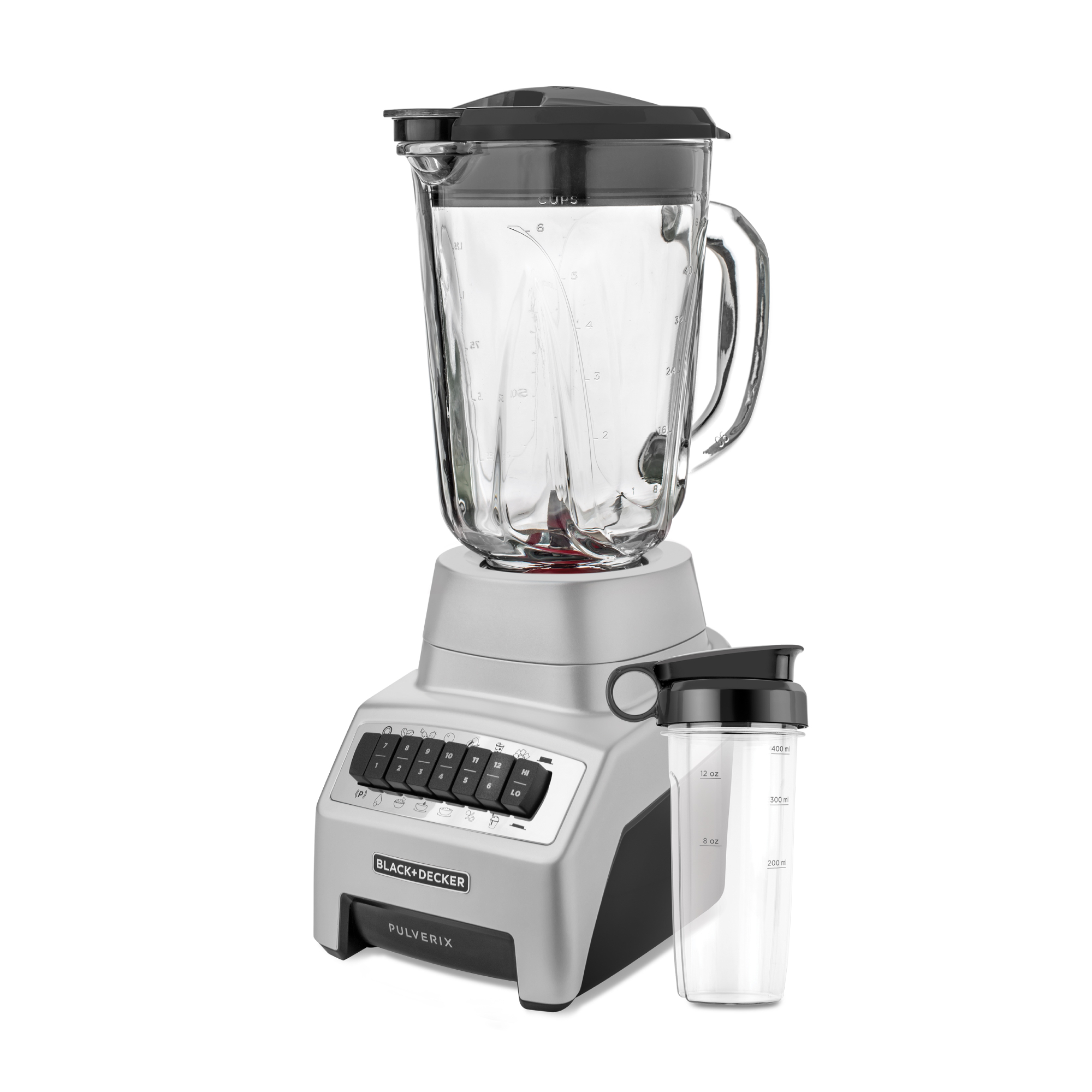 Foto 1 | Licuadora B+d 12 Vel Vaso De Vidrio 1.5l Con Vaso 400 Ml