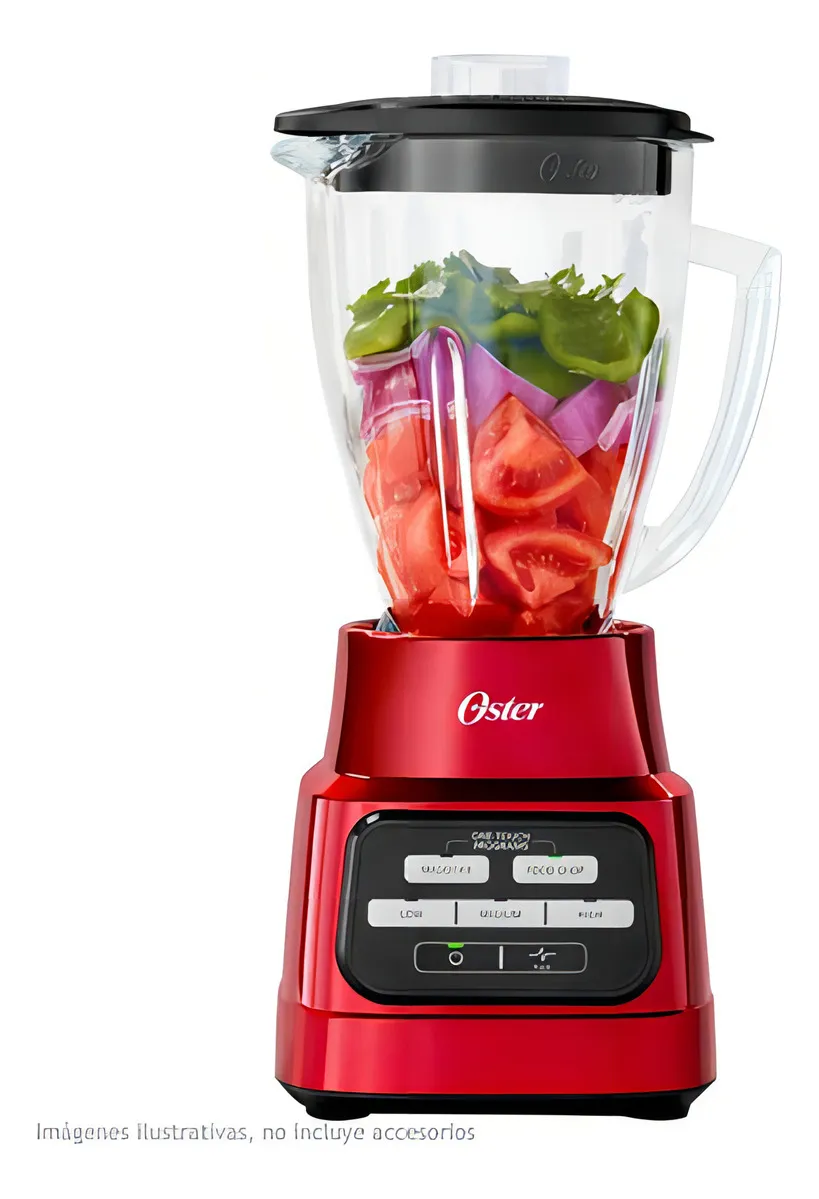 Licuadora Oster One Touch 3 Velocidades Roja