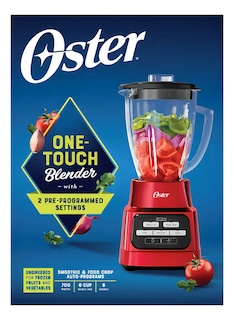 Foto 3 | Licuadora Oster One Touch 3 Velocidades Roja