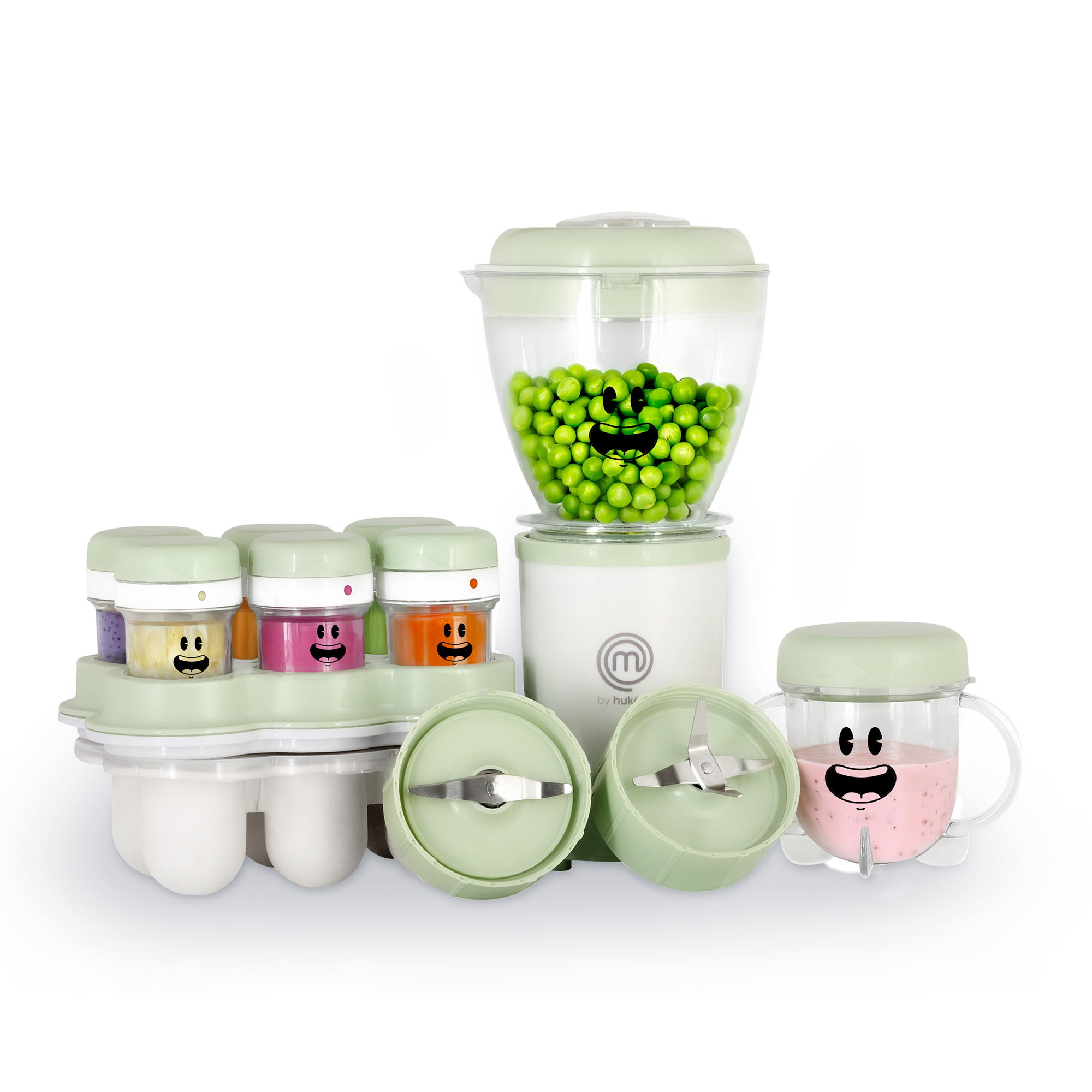 Set Licuadora Bebé Nutri Baby Libre De Bpa Hukën Masterchef