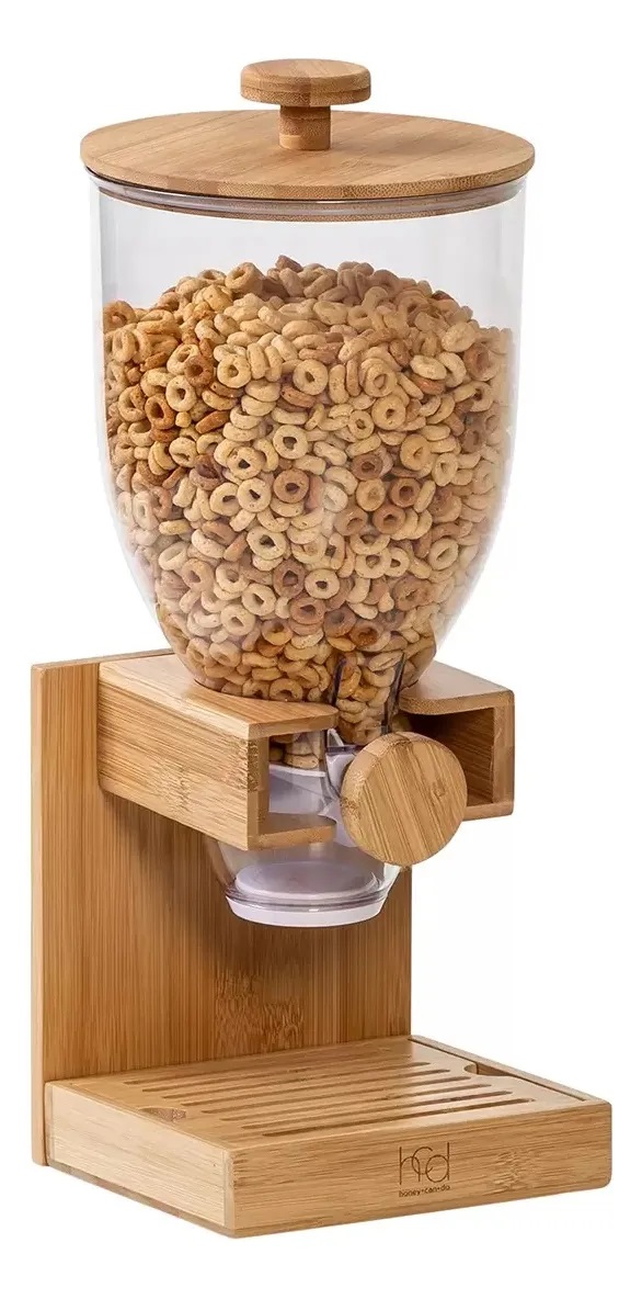Foto 2 pulgar | Dispensador De Cereales Y Alimentos Color Marrón