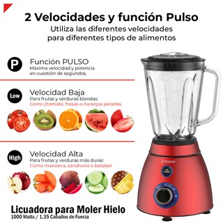 Foto 6 | Bogner Licuadora Para Moler Hielo 1000w / 1.35 Cf Bsb05r