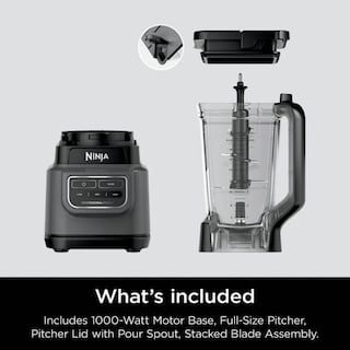 Foto 4 | Licuadora Profesional Ninja De 1000w, 4 Velocidades, Triple Aspa. Vaso De 72oz.