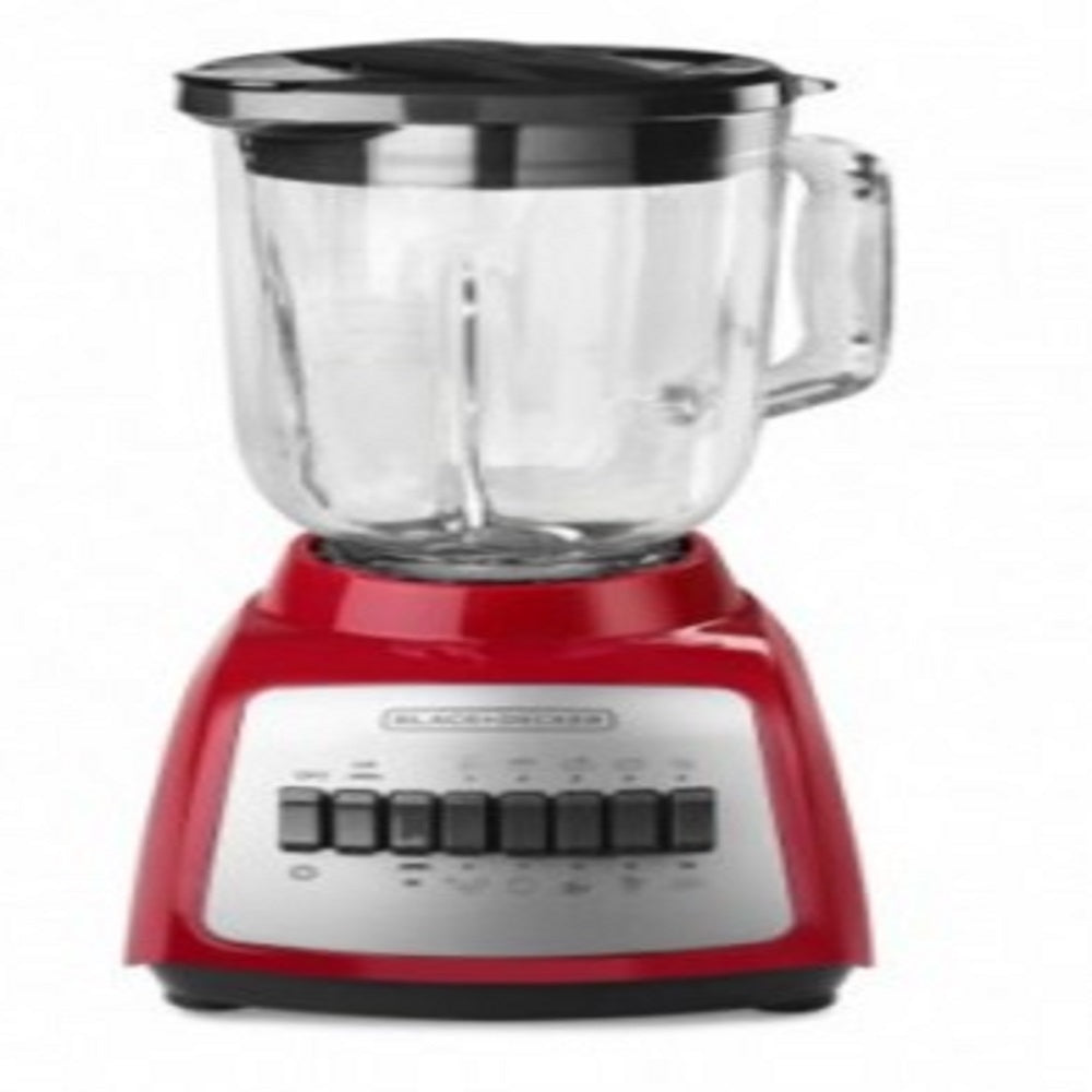 Foto 3 pulgar | Licuadora Black And Decker Blbd210gr-mx Durapro 12 Vel Vaso De Vidrio 1.25 Lt Rojo