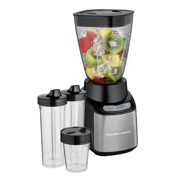 Licuadora Hamilton Beach Stay Or Go 52400 946 ml 2 Vasos de Viaje 650 W Negra