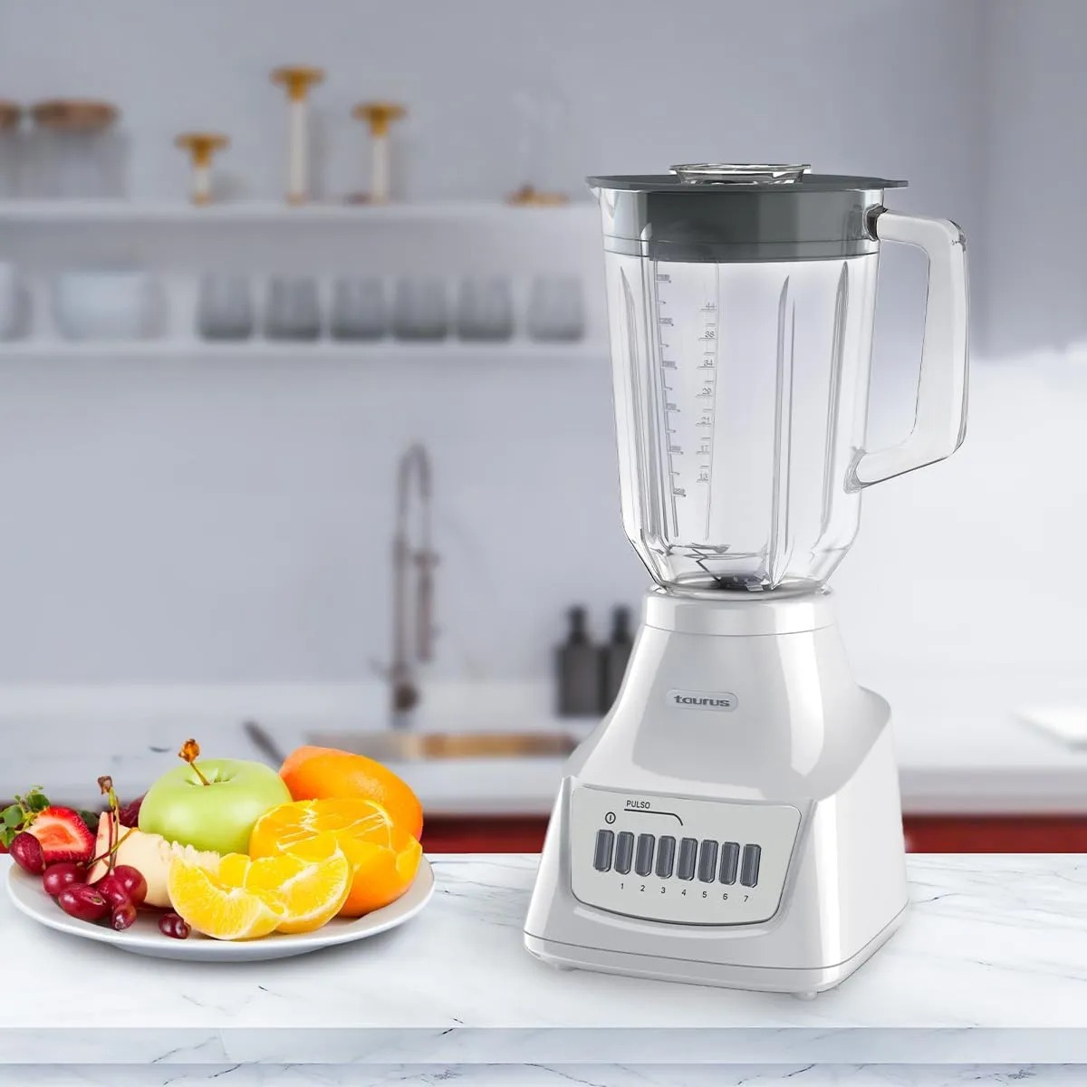 Foto 4 pulgar | Licuadora Taurus Magnifique 7 Vel Jarra 1.5 Lts 700w Blanca