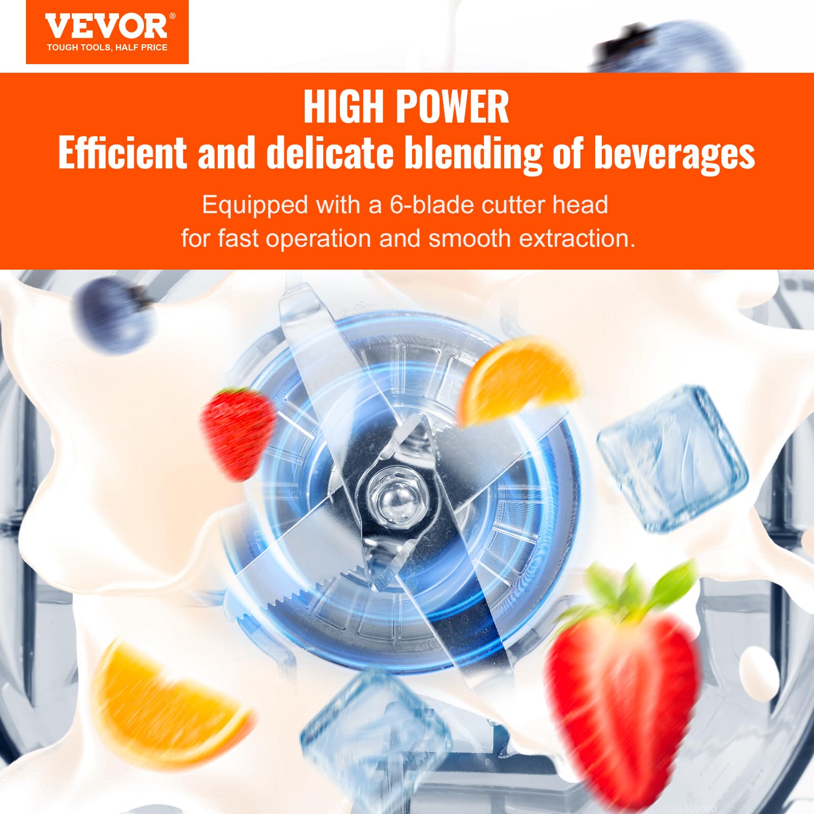 Foto 2 | Licuadora Vevor Professional Commercial 2.2l 2200w 3 Funciones - Venta Internacional.