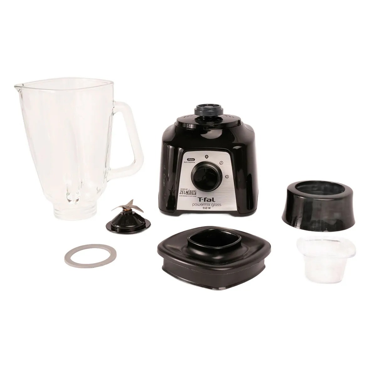Foto 4 pulgar | Licuadora Optimix 2 Vel. V.vidrio 1.25l 550w Color Negro T-fal