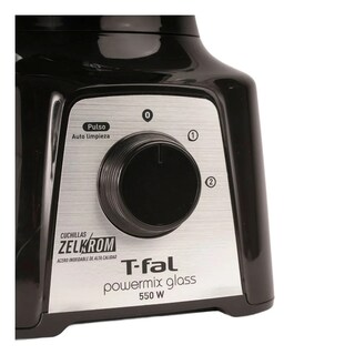 Foto 4 | Licuadora Optimix 2 Vel. V.vidrio 1.25l 550w Color Negro T-fal