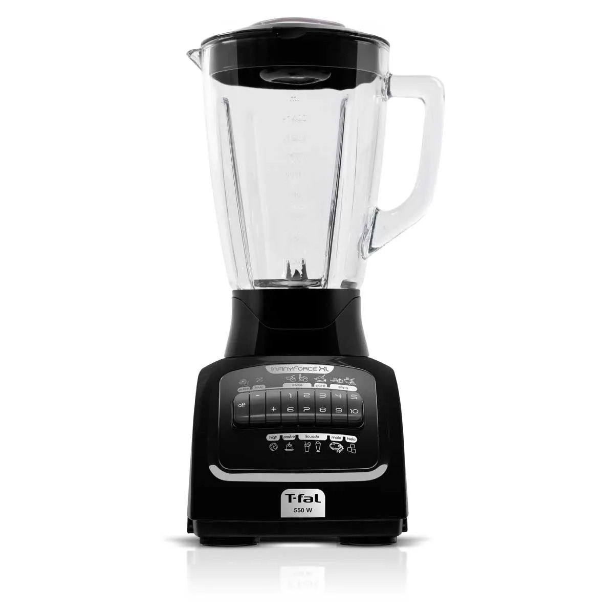 Foto 3 pulgar | Licuadora Infinyforce 10v Color Negro T-fal