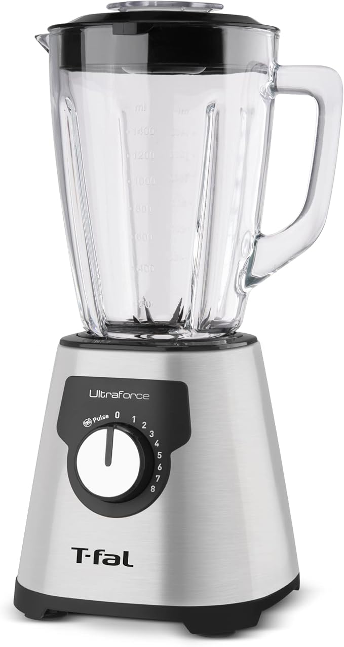 Foto 3 pulgar | Licuadora Ultraforce 2vel Vaso Vidrio, Acero Inox, 2.2 Litros, 550w T-fal