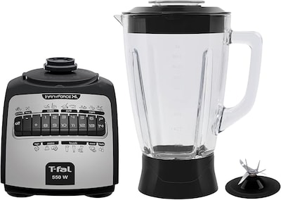 Foto 3 | Licuadora Infinyforce Xl 14v Negra Vidrio, 2.2 Litros, 550w Marca T-fal