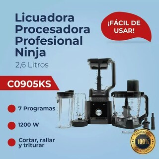Foto 2 | Licuadora Y Procesadora Profesional Ninja 7 Programas Co905ks