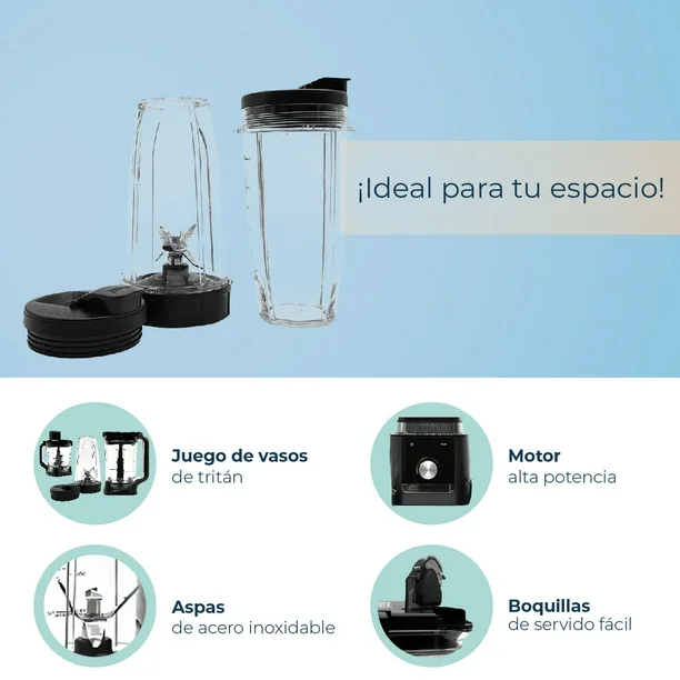 Foto 4 | Licuadora Y Procesadora Profesional Ninja 7 Programas Co905ks