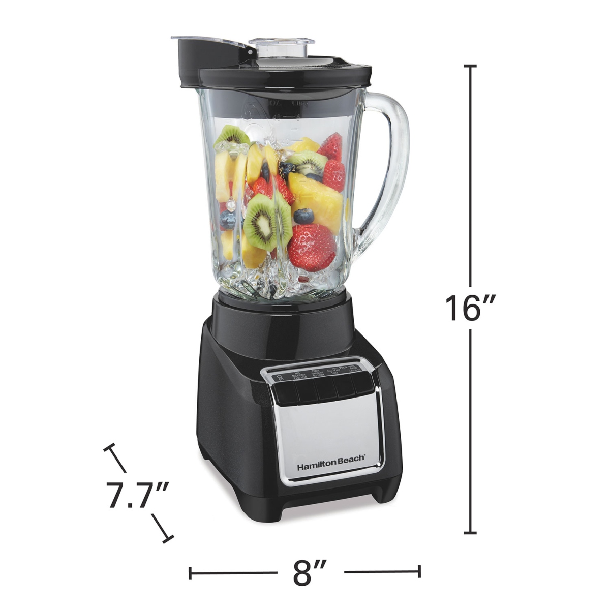 Foto 5 pulgar | Am3k Trae Para Ti La Licuadora 700w Vaso Vidrio 1.4l Silenciosa Marca Hamilton Beach, Ideal Para Quienes Buscan
