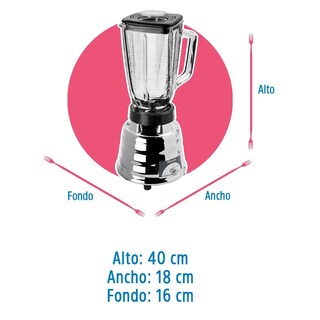 Foto 4 | Licuadora Oster 1 Velocidad con Vaso de Vidrio