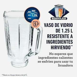 Foto 3 | Licuadora Oster 2 Velocidades con Vaso de Cristal