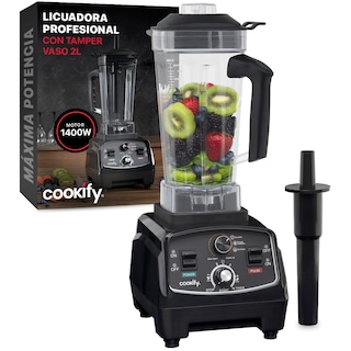 Foto 1 | Licuadora Profesional De Alta Potencia Cookify, 1400w, Velocidad Ajustable, Tritura Hielo, Vaso De 2 Lts