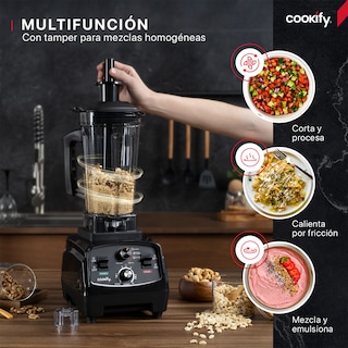 Foto 5 | Licuadora Profesional De Alta Potencia Cookify, 1400w, Velocidad Ajustable, Tritura Hielo, Vaso De 2 Lts