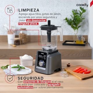 Foto 6 | Licuadora Digital Cookify, Uso Rudo, 7 Programas Preestablecidos para Máxima Comodidad, Vaso De 1.6 Lts