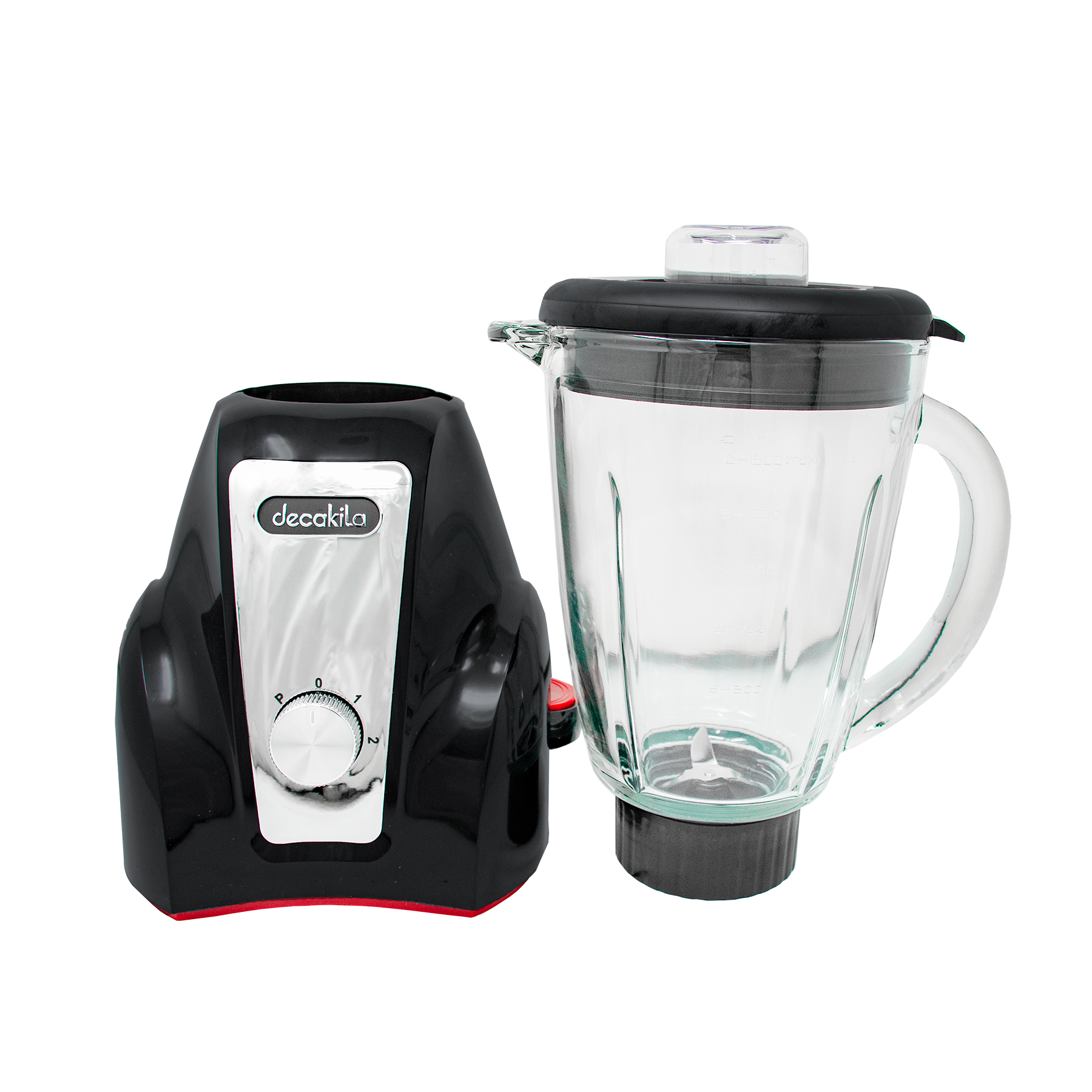 Foto 2 pulgar | Licuadora Inalambrica, 2 Velocidades, Vaso De Vidrio 1.5l, Negra, Incluye Bateria Y Cargador
