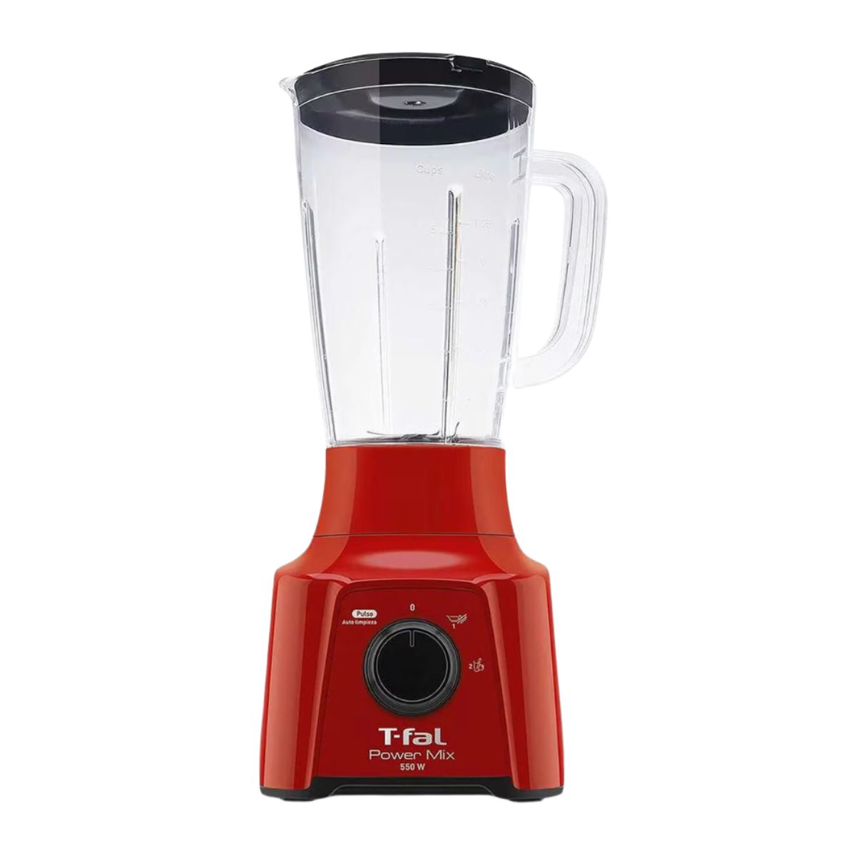 Licuadora De Plástico Power Mix 2 Vel Rojo T-fal Ln2815mx​