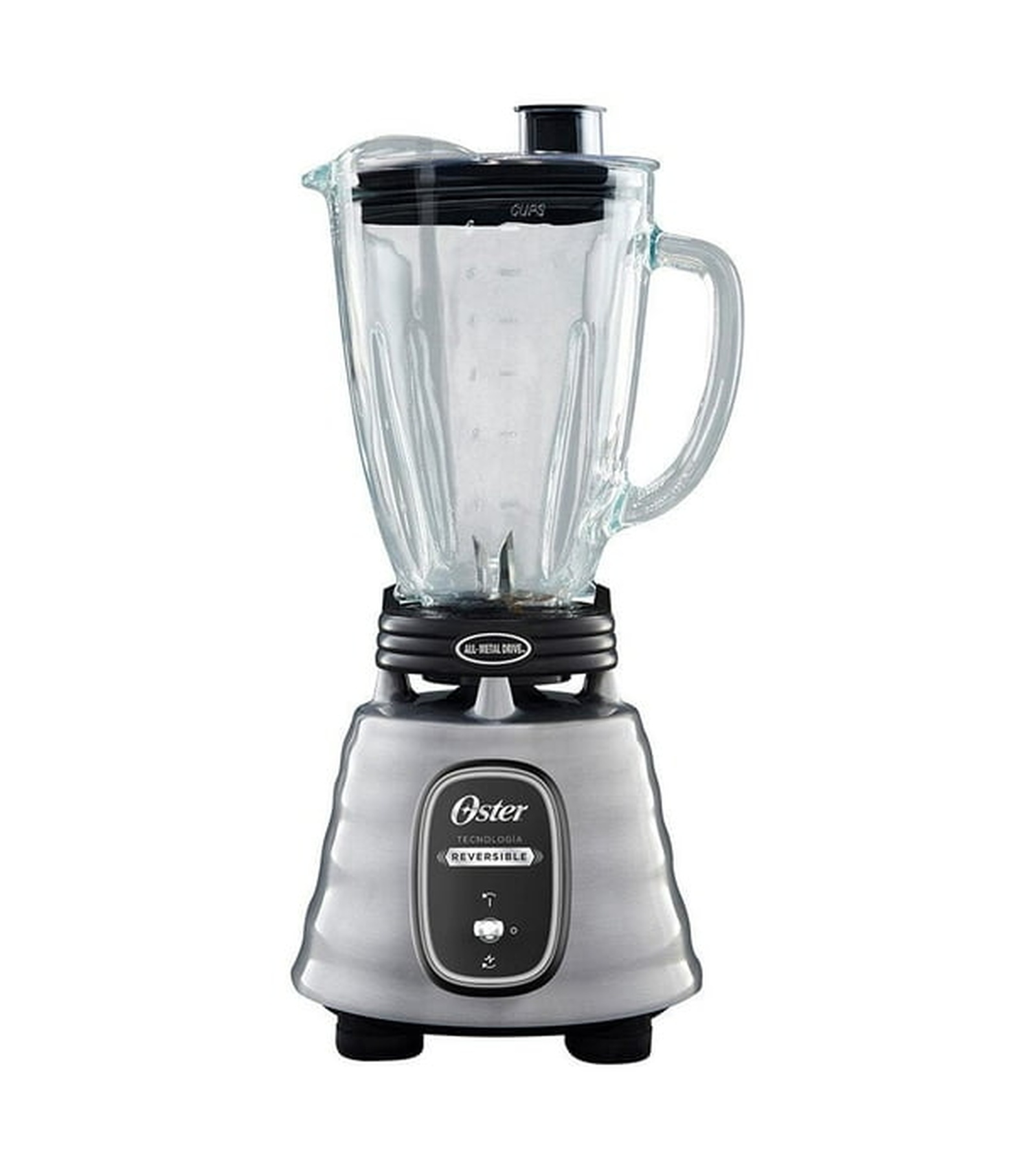 Foto 2 pulgar | Licuadora 700w Vaso Vidrio Motor Reversible Acero Inox (2114087) Marca Oster