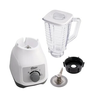 Foto 3 | Licuadora 2 Vel Color Blanco 800w Vaso Vidrio (2110671) Oster
